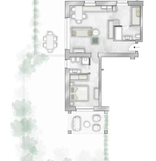 آپارتمان 2 خوابه, Relais Zenner