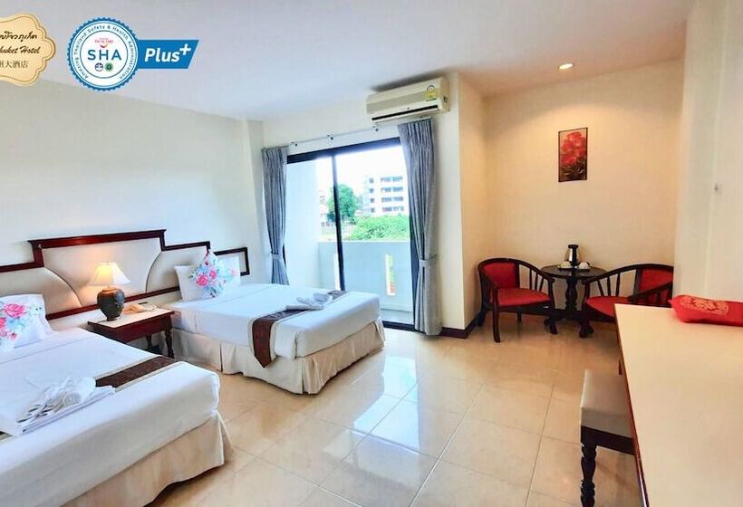 Quarto deluxe, Mei Zhou Phuket Hotel   Sha Plus