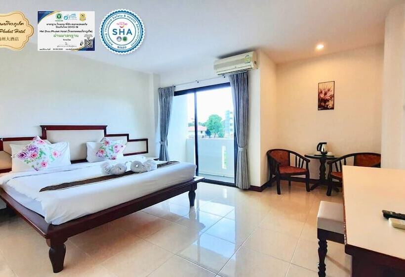 Quarto deluxe, Mei Zhou Phuket Hotel   Sha Plus