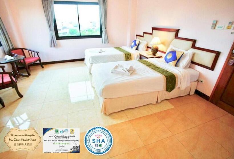 Quarto deluxe, Mei Zhou Phuket Hotel   Sha Plus
