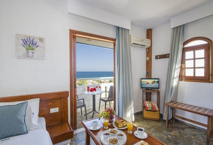 آپارتمان 1 خوابه با چشم‌انداز دریا, Folia Apartments Chania