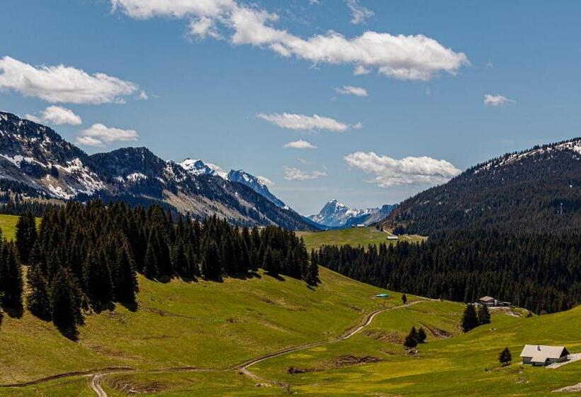 Люкс Вид на Горы, Auberge Des Glieres Plateau Des Glières