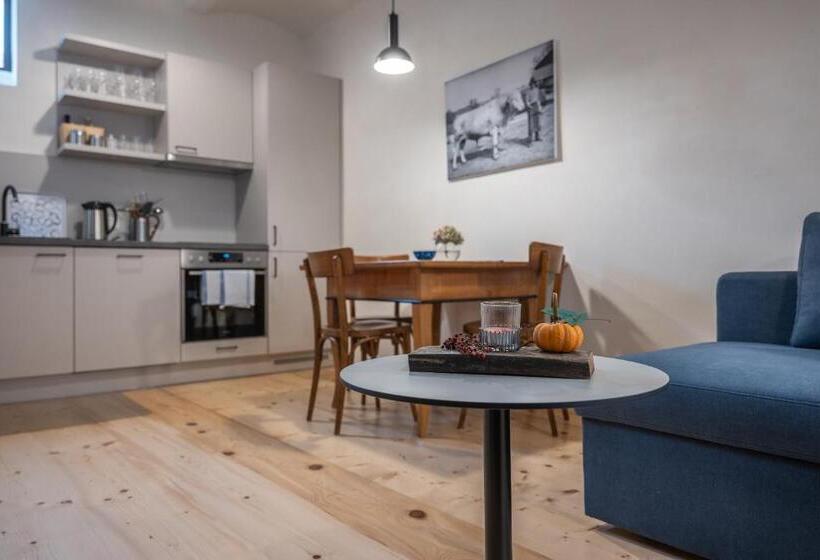 Апартаменты 1 Спальня Вид на Сад, Tschardakenhof Appartements