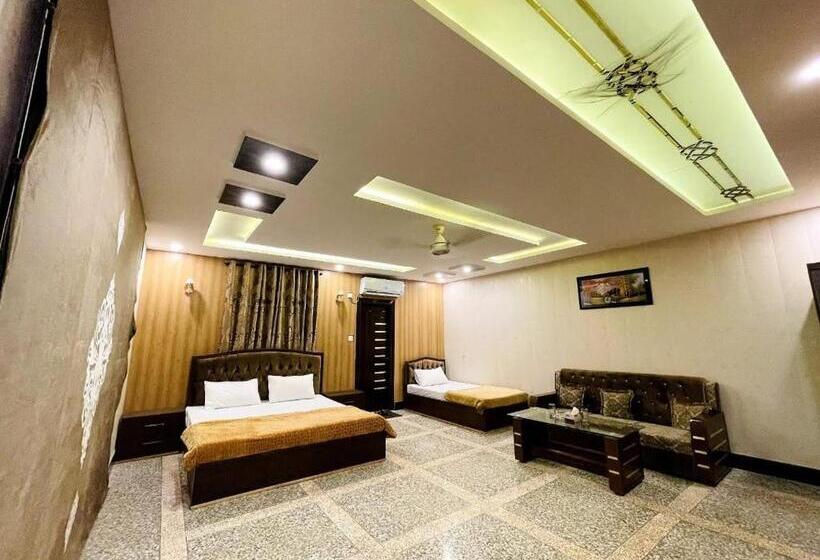 اتاق استاندارد با تخت بزرگ, Husnain Resort By Saud Khan
