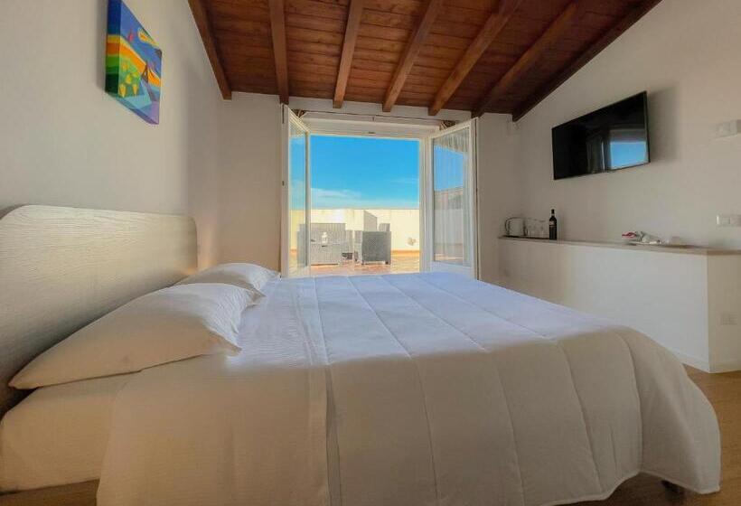 标准间带露台, Tulliani Residenze Matera