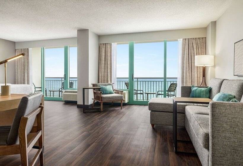 스탠다드 룸 바다 전망, Hampton Inn Virginia Beachoceanfront South