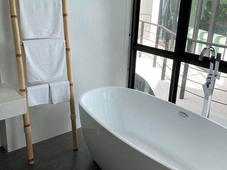 اتاق استاندارد با چشم‌انداز دریا, Villa The Spot Koh Samui