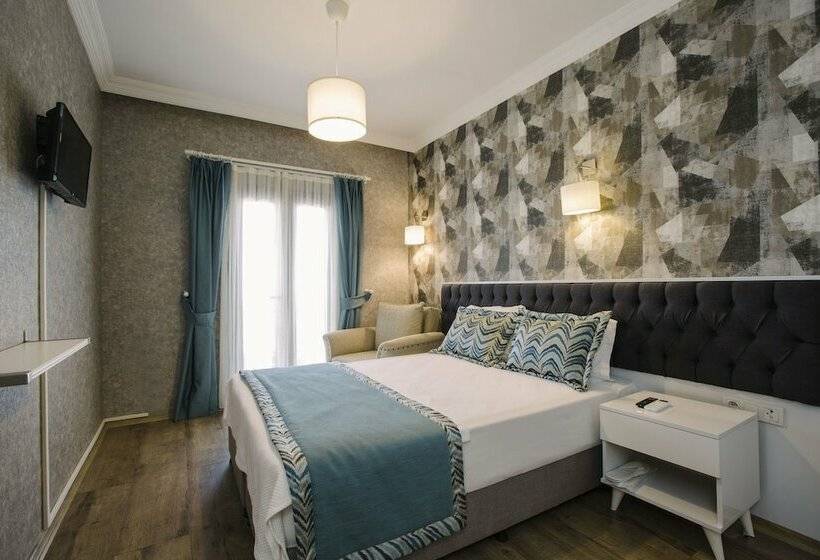 اتاق استاندارد با تخت دوبل و چشمانداز دریا, Capa Butik Otel