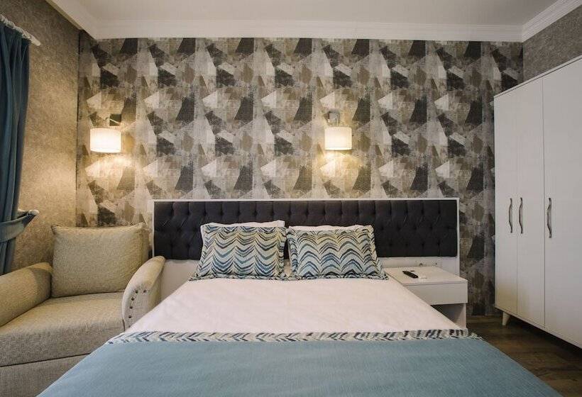 اتاق استاندارد با تخت دوبل و چشمانداز دریا, Capa Butik Otel