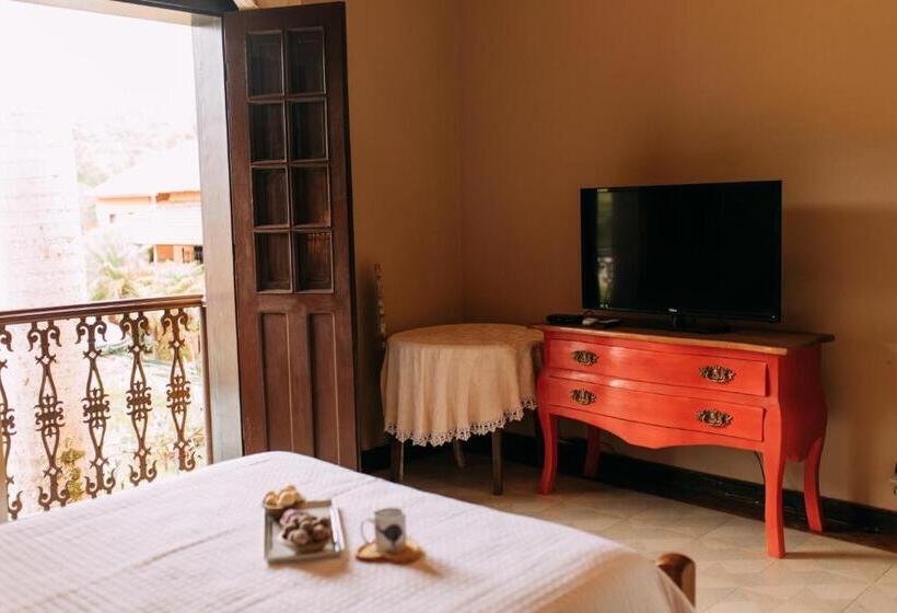 디럭스 스위트 킹 침대, Maria Barbosa Tiradentes Pousada E Spa