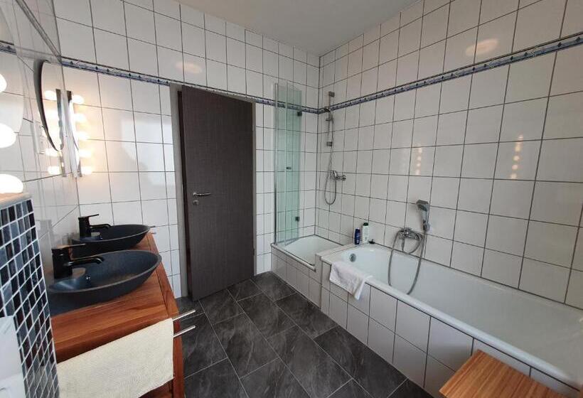 침실 1개 테라스 아파트, Römerstube Apartments & Rooms