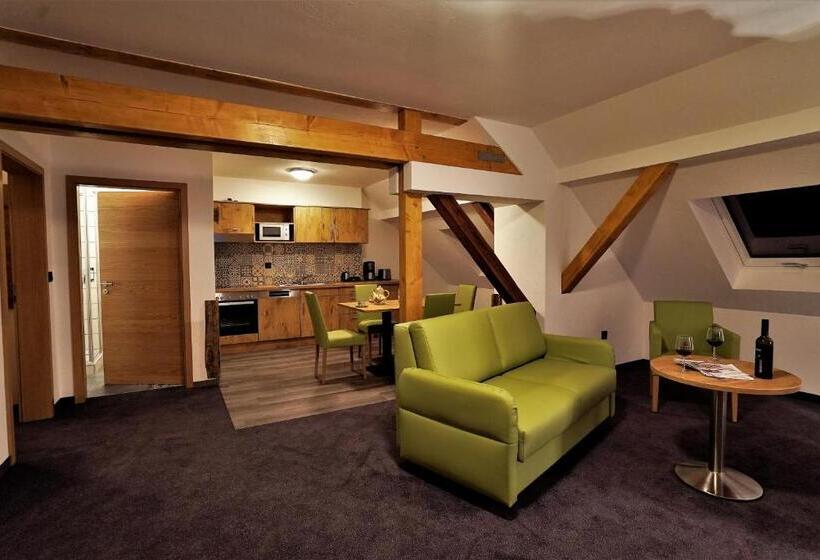 带1个卧室带花园景观的公寓, Kelterhotel Fröscher