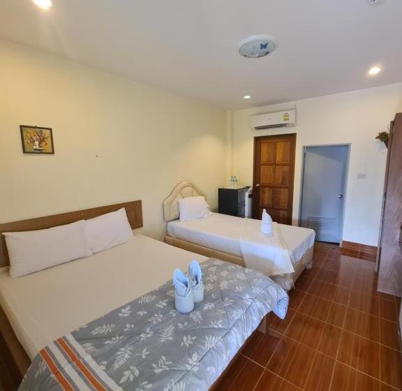 舒适三人间, Green View Resort Tha Yang