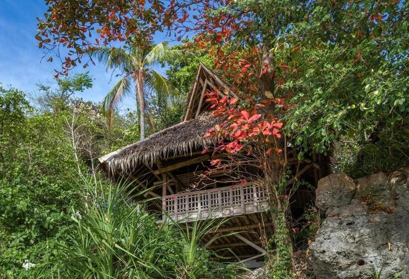 オーシャンビューのスタンダードバンガロー, Kookoo S Nest Eco Lodge