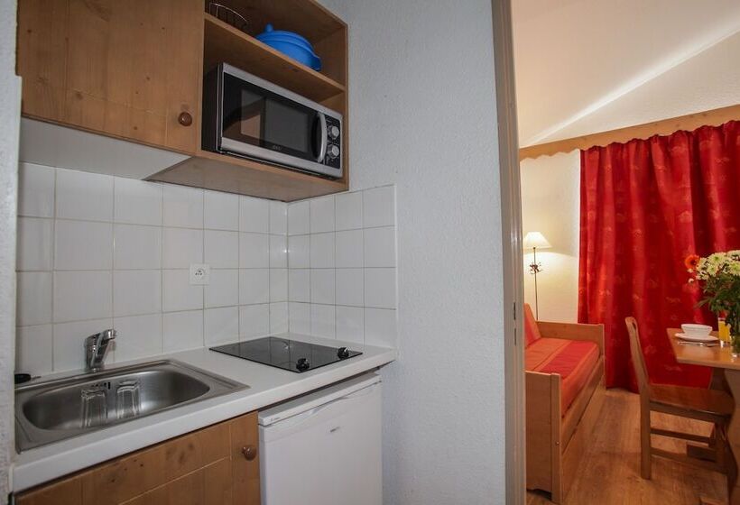 Студия Стандарт, Residence Odalys Le Rond Point Des Pistes