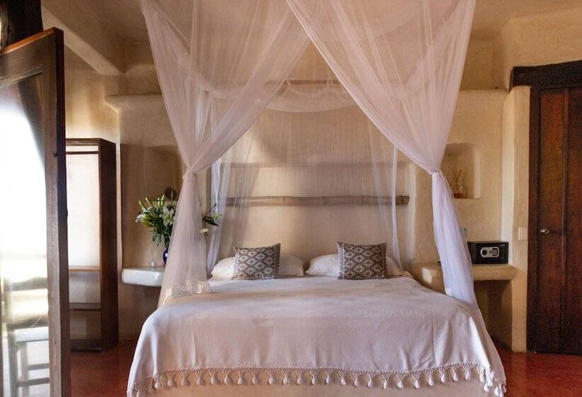 キングサイズベッドのスーペリアルーム, La Posada Del Sol Boutique Hotel Tulum