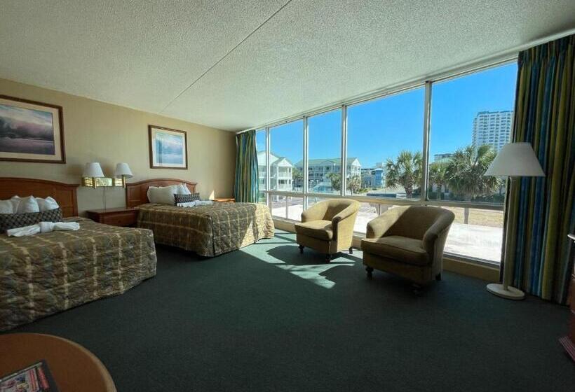 דירת 2 חדרים נוף לים, Oceanfront Viking Motel