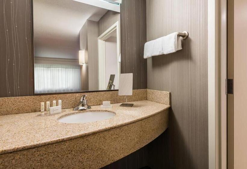 带大床的套房, Courtyard By Marriott Providence Lincoln