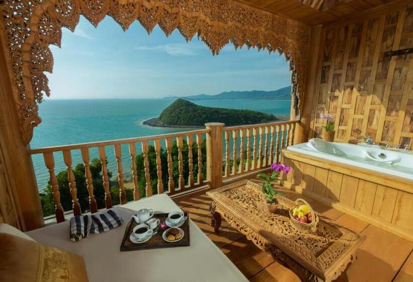 디럭스 룸 바다 전망, Santhiya Koh Yao Yai Resort & Spa   Compulsory Join Santhiya Speedboat From To Ao Po Grand Marina At