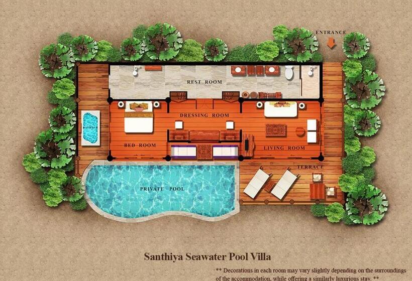 빌라 1 베드룸 - 수영장, Santhiya Koh Yao Yai Resort & Spa   Compulsory Join Santhiya Speedboat From To Ao Po Grand Marina At