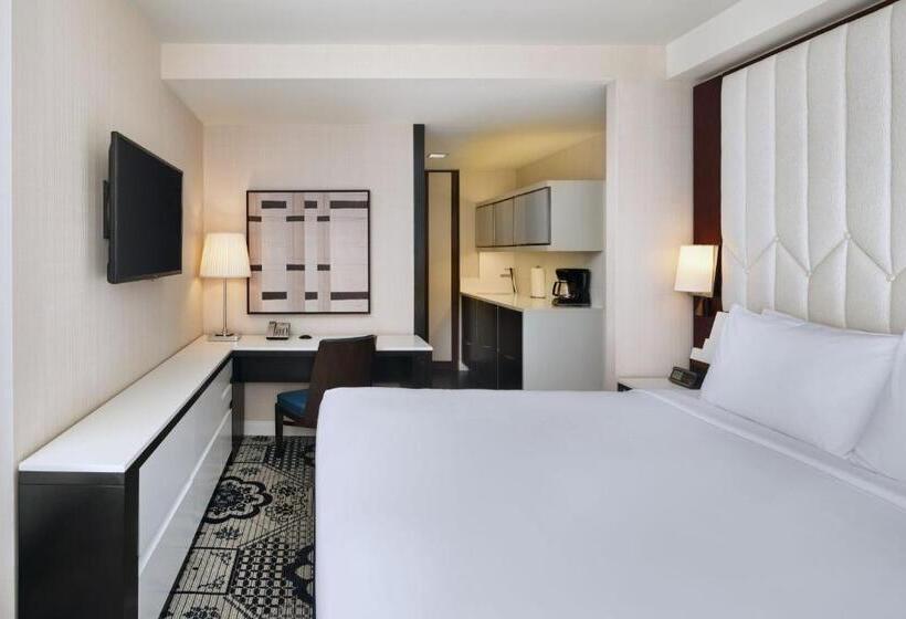 带观景的标准工作室, Residence Inn By Marriott New York Manhattan/central Park