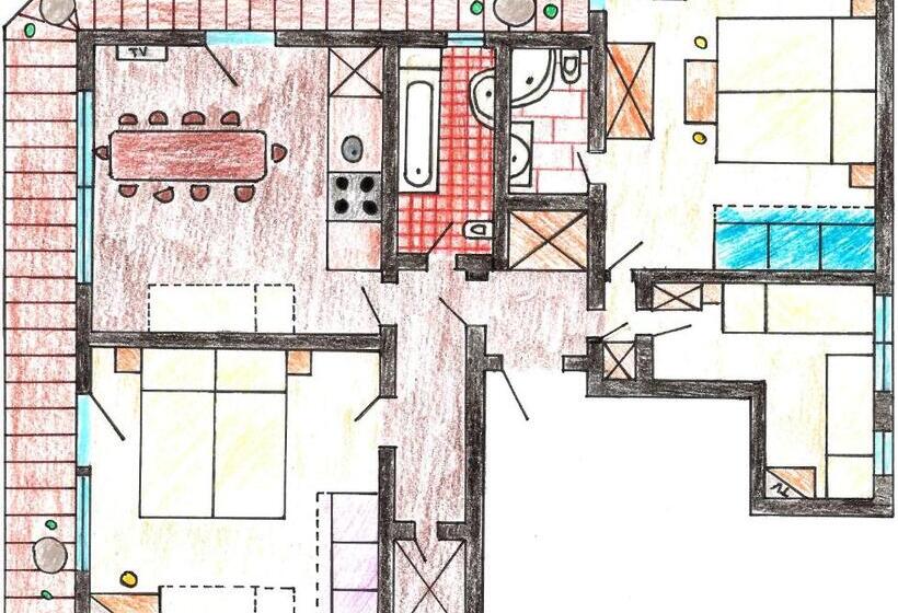 Апартаменты 3 Спальни, Apart Tuxertal
