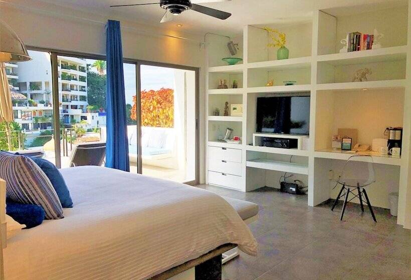 חדר דלוקס נוף לים, Casa Cupula Luxury Lgbt Boutique
