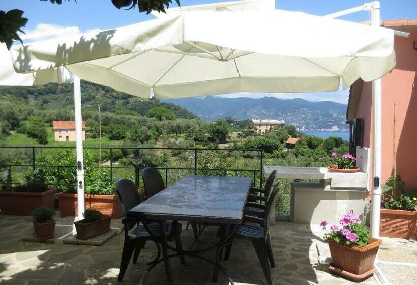 带海景的标准房, Agriturismo Terre Rosse Portofino