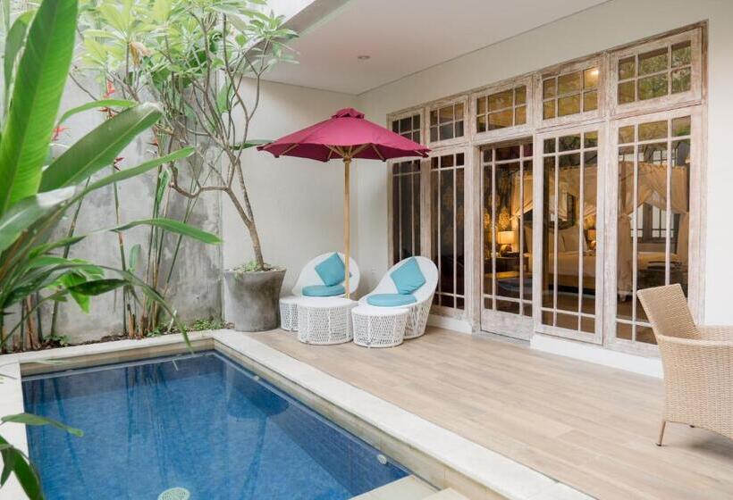 Вилла с 1 спальней и бассейном, 18 Suite Villa Loft At Kuta