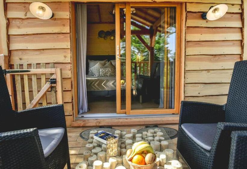Хижина, Logis Hôtel Emeraude Des Bois