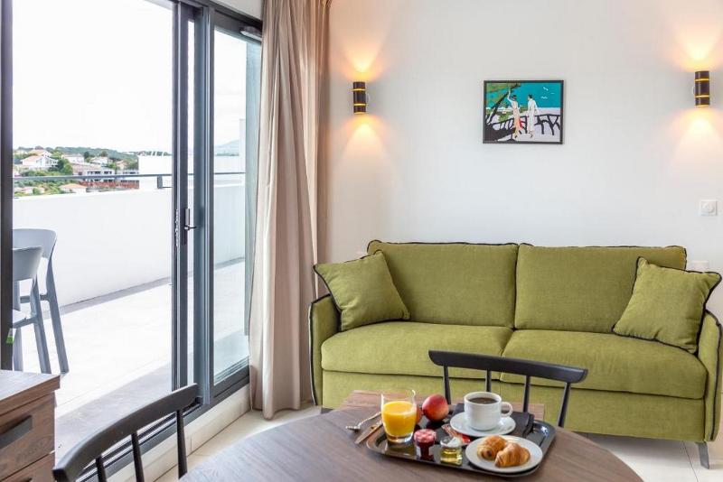 Студия Стандарт, Nemea Appart Hotel Les Hauts De Milady Biarritz