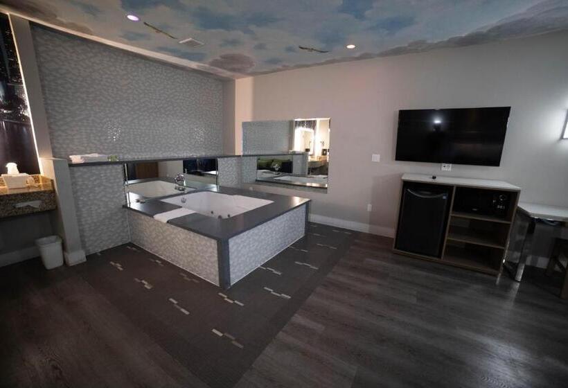 스탠다드 룸 킹사이즈 침대, Mid City Inn & Suites Pico Rivera