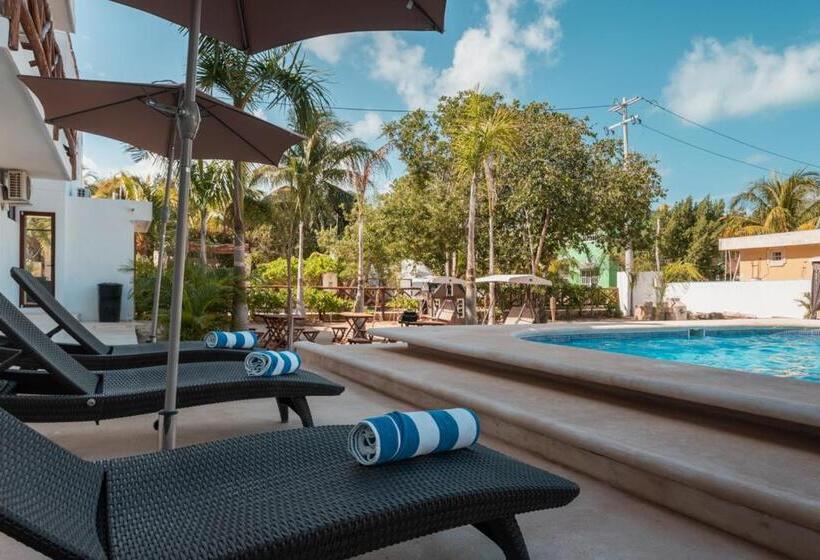 اتاق لوکس با تخت بزرگ, Villas Palmar Holbox