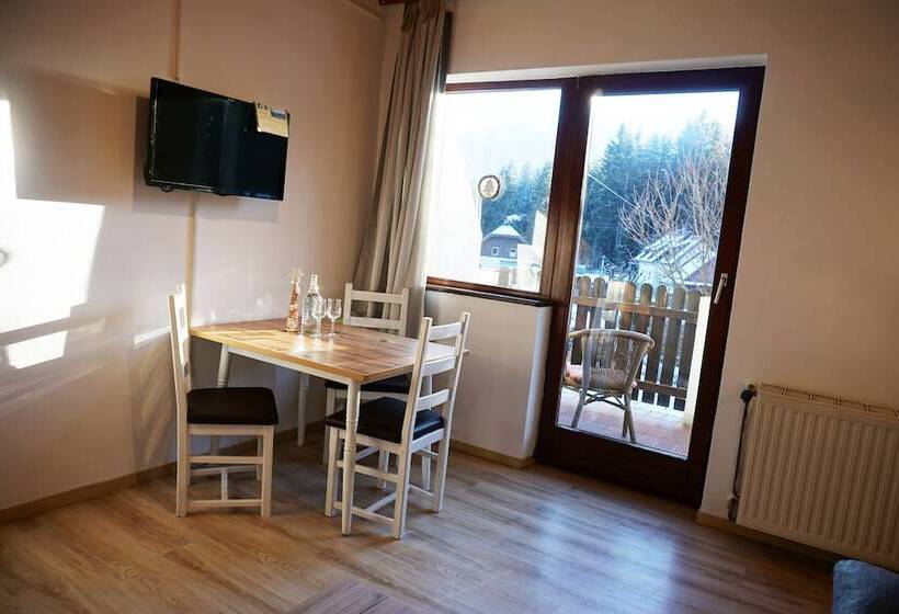 Апартаменты 1 Спальня Нижний Этаж, Karawanken Lodge