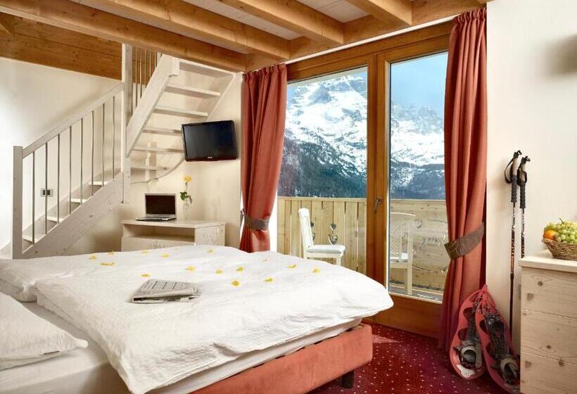 اتاق استاندارد سه نفره, Panorama Hotel Fontanella