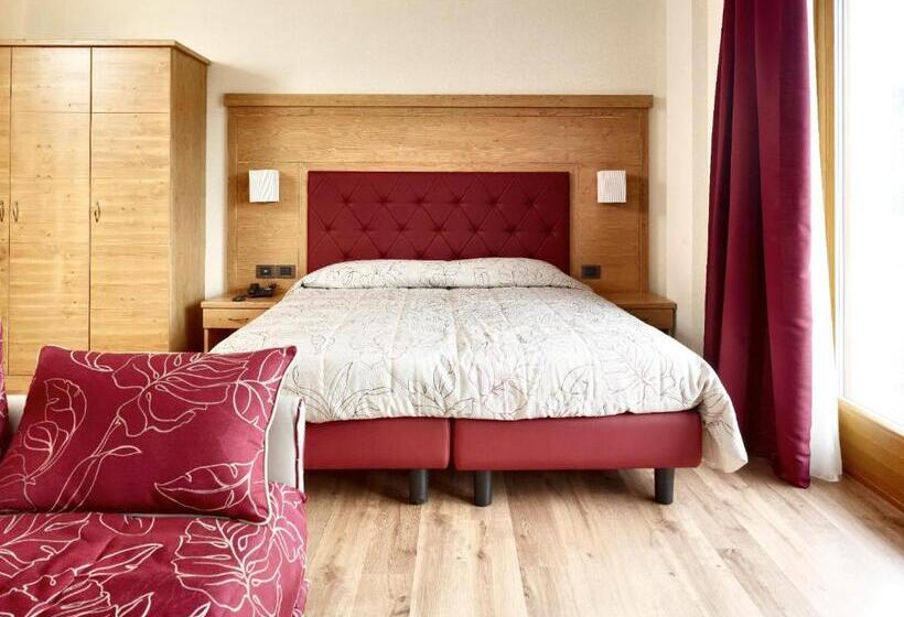 اتاق استاندارد با چشمانداز کوهستان, Panorama Hotel Fontanella