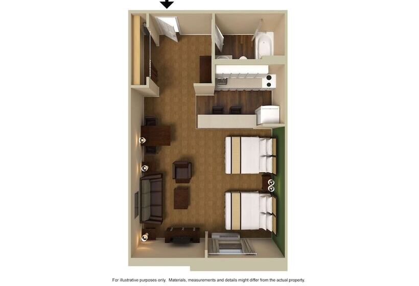 Студия Deluxe, Extended Stay America Select Suites   Newport News   I 64   Jefferson Avenue