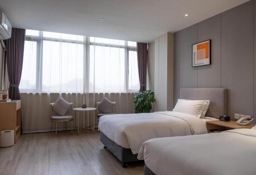 디럭스 룸, Shanghai Joyful Yard Hotel Free Shuttle Bus From Pudong Airport And Disneylan