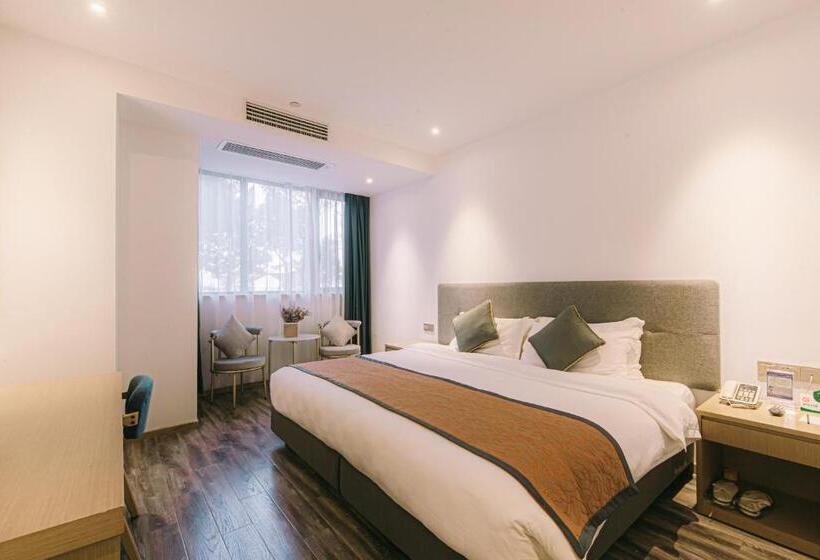 스탠다드 룸, Shanghai Joyful Yard Hotel Free Shuttle Bus From Pudong Airport And Disneylan