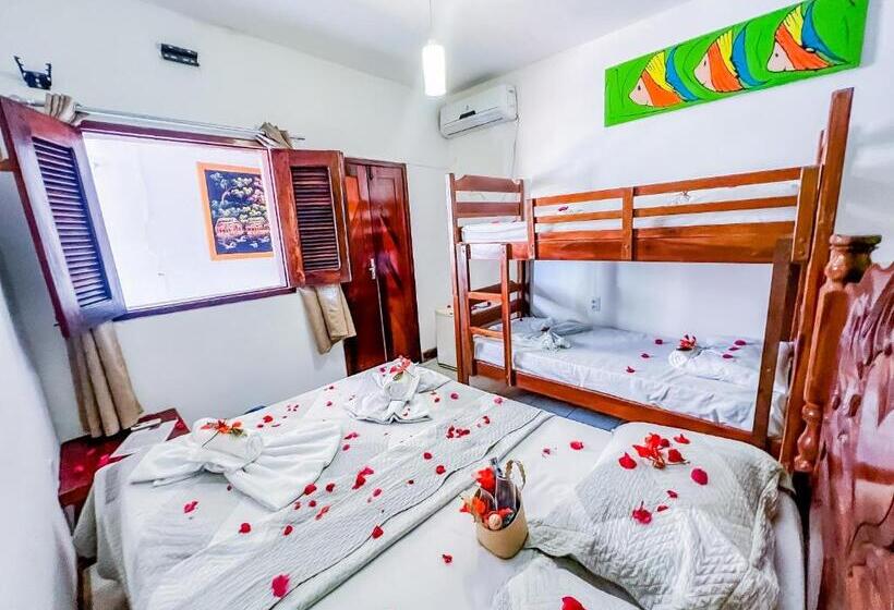 Четырехместный Номер Стандарт с Балконом, Pousada Solar Da Praia Jeri