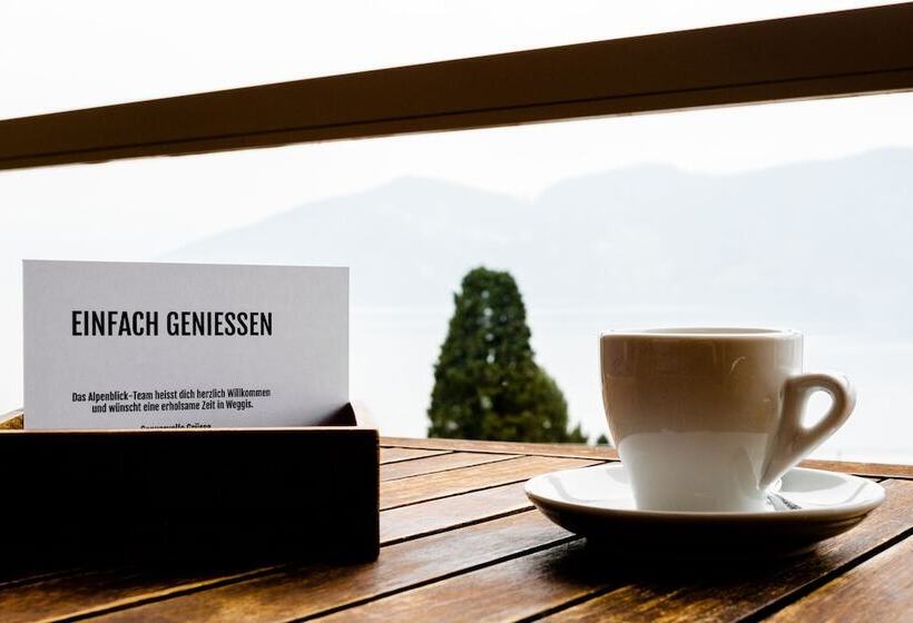 اتاق استاندارد یک تخته با چشم‌انداز, Alpenblick Weggis   Panorama & Alpen Chic