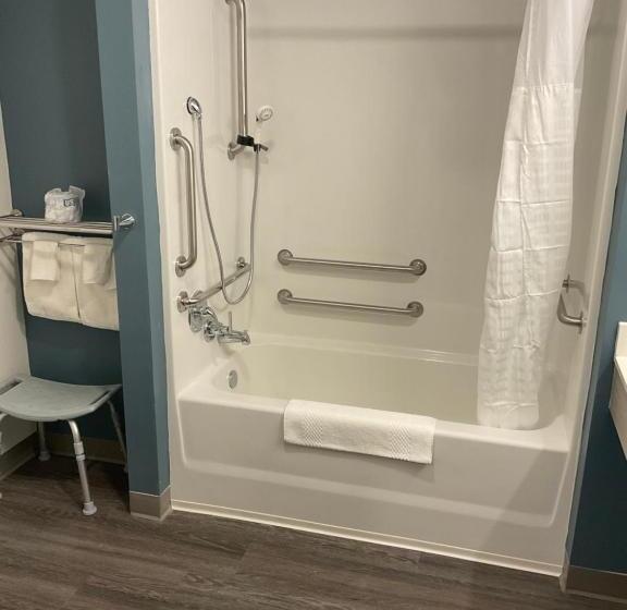 身障者適用クイーンサイズベッドルーム, Woodspring Suites Smyrnala Vergne
