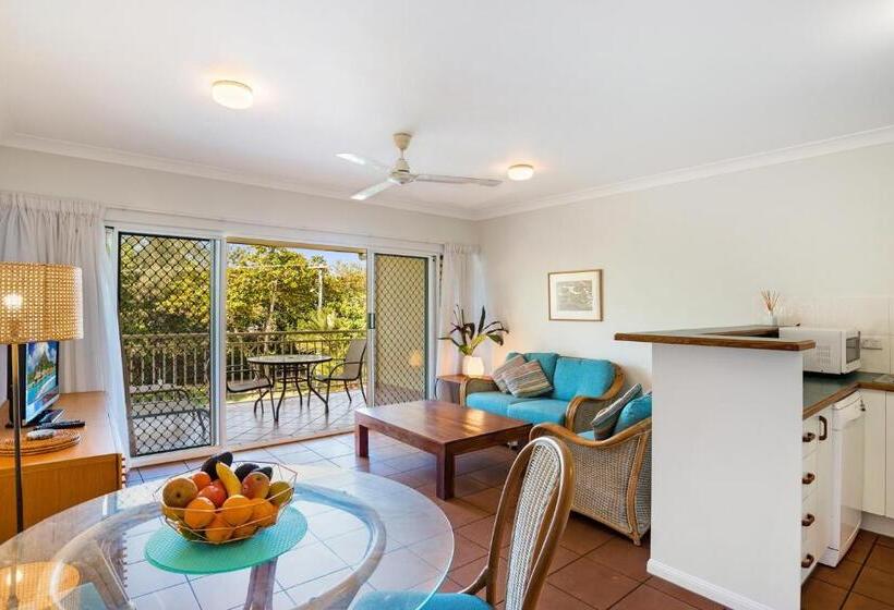 침실1개 아파트 발코니 바다 전망, The York Beachfront Holiday Apartments
