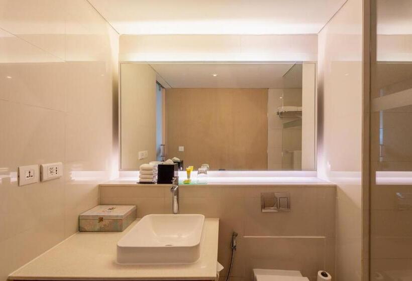 带大床的标准间, Hyatt Place Gurgaon Udyog Vihar