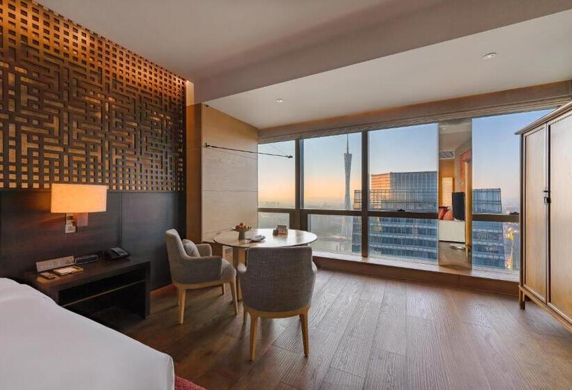 اتاق استاندارد با تخت بزرگ, Park Hyatt Guangzhou