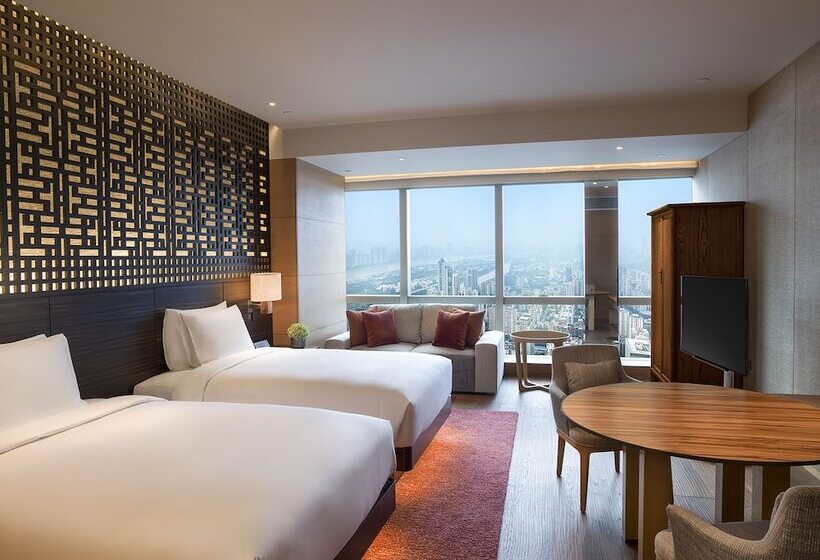 اتاق استاندارد با 2 تخت دوبل, Park Hyatt Guangzhou