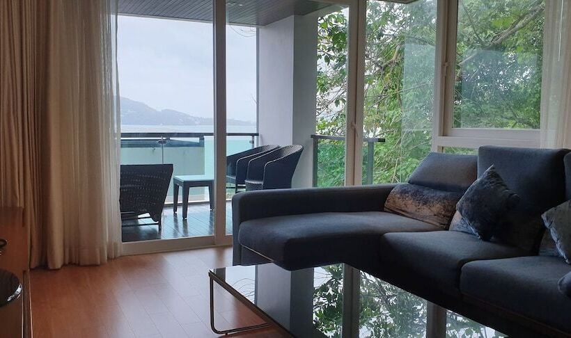 침실 1개 바다 전망 아파트, The Privilege Residence