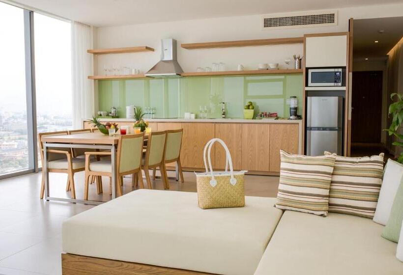 1침실 펜트하우스 아파트, Fusion Suites Da Nang