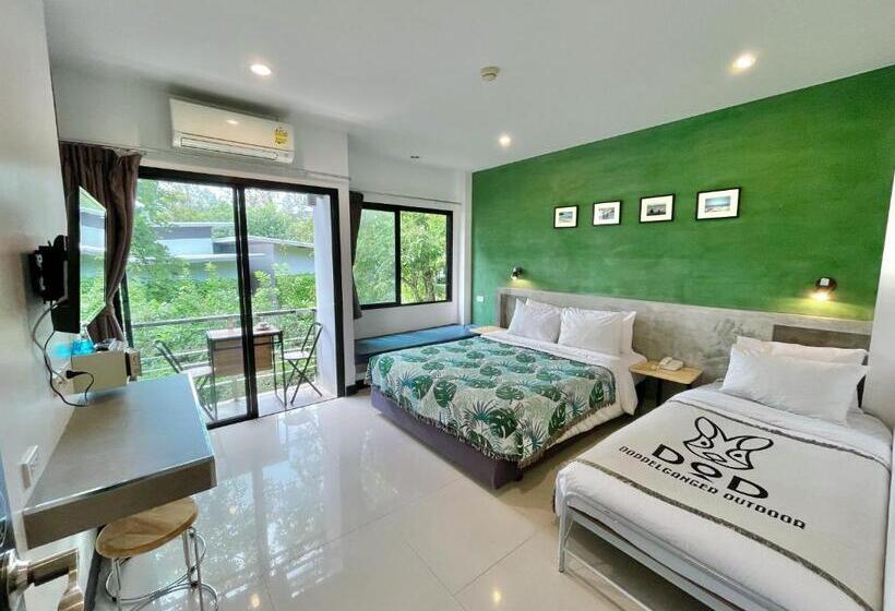 اتاق استاندارد سه تخته با چشم‌انداز باغ, Ideo Phuket Hotel   Sha Extra Plus