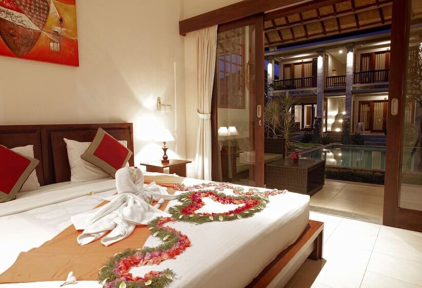 Quarto Superior Vista Piscina, Lili Cottage Ubud